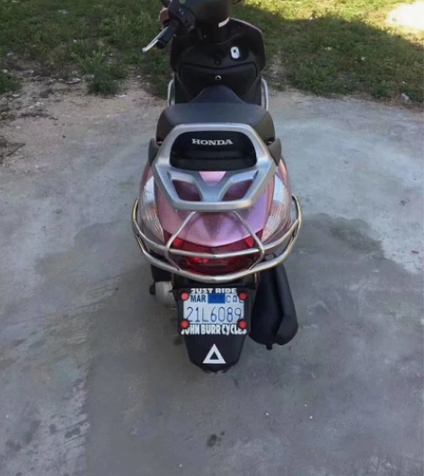 今日刚刚到货。17年底 五羊本田二代新优悦...