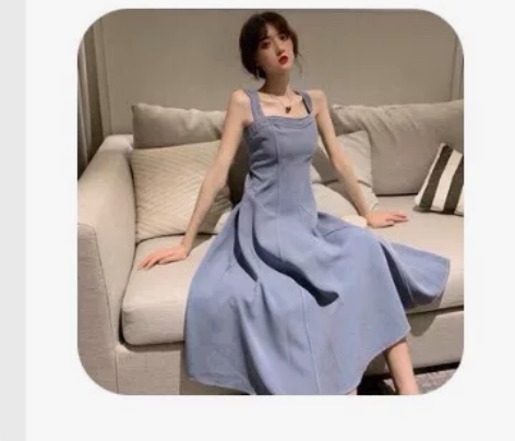 春夏法式复古过膝裙 感兴趣的话点“我想要”...