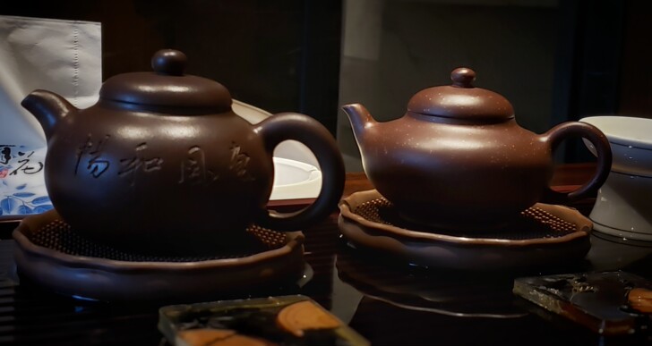 静山堂 葛鑫鑫 华颖壶 铺砂  紫砂壶实力...