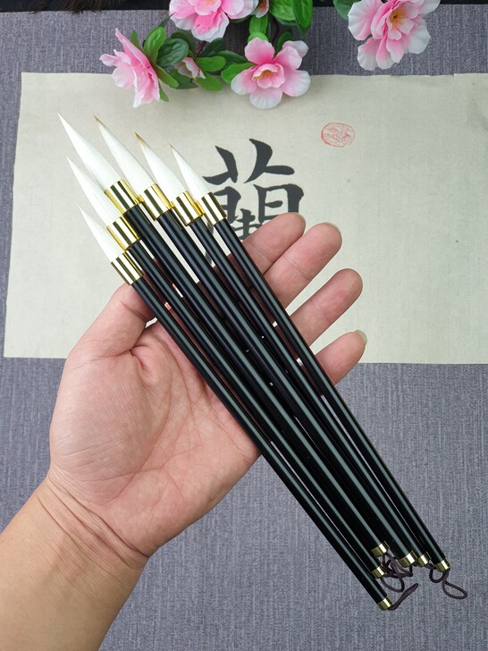 亏本出全新铜杆兼毫羊毫毛笔，写楷书颜体隶书...