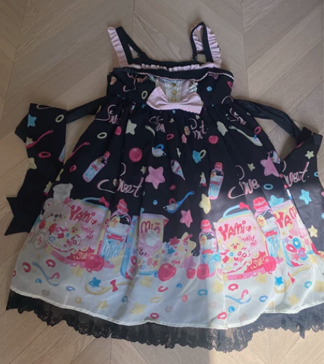 玛丽小姐蛋奶星星Lolita 中古款裙子，...