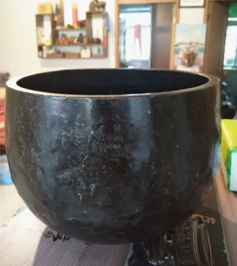 昇龙元祖重目《收藏重器》18.5手打莲花铜...