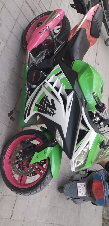 17款小忍者350，发动机巅峰，改装排气，...