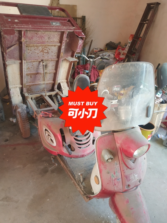老头乐  汽油三轮车   当时买来骑了不到...