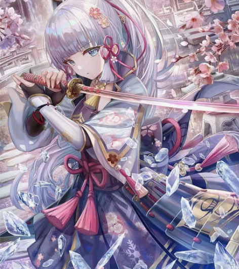 原神   神里绫华+雾切之回光 初始号双改...