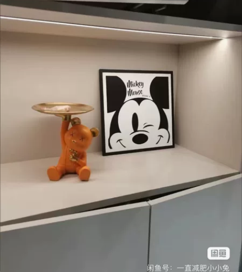 小熊托盘摆件 搬家出 寻找有缘人高20