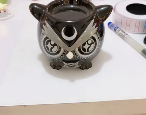 KILLSTAR哥特暗黑风黑色陶瓷摆件微暇...