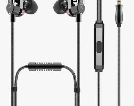 ?铂迈六动圈耳机入耳式耳塞有线高音质带麦直...