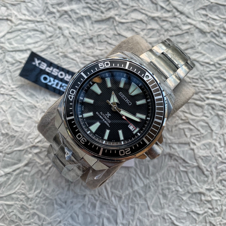 精工机械表sdpb51精工黑武士水鬼潜水表