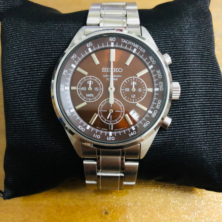 精工男士手表，三针款