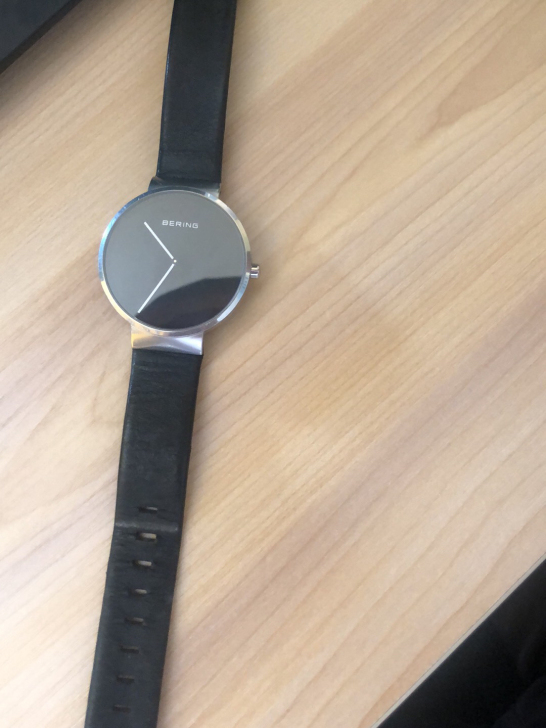 白令手表,简约黑色,闲置出售