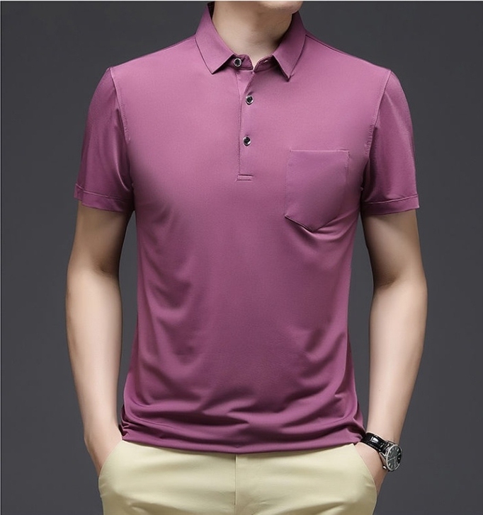 【高品质】POLO衫男短袖T恤潮流冰丝上衣...