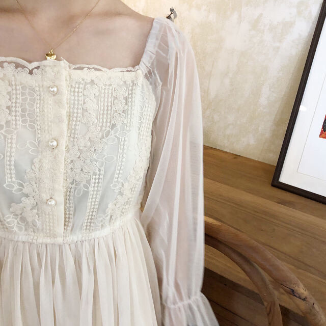 陆小团团 仙女连衣裙夏季新款气质显瘦网纱法...