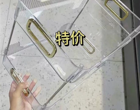 店不开了，两层35.9元透明储物箱可叠加桌...