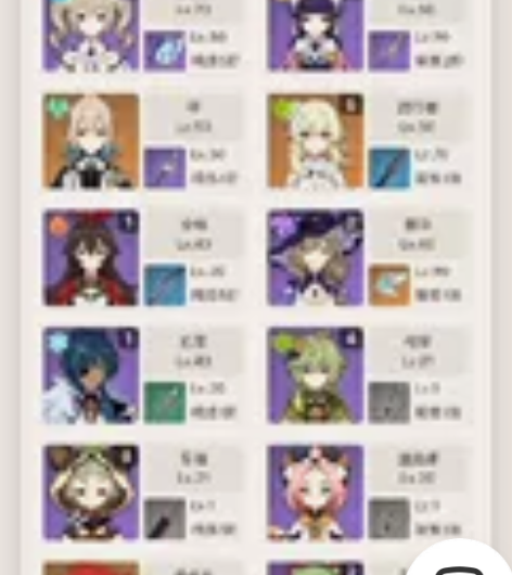 原神账号19金 绫人绫华可莉钟离妮露万叶夜...