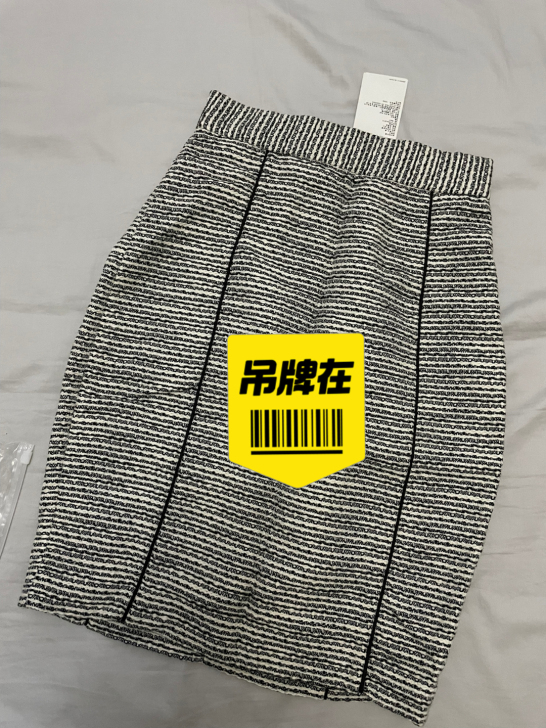 全新 没穿过 hm包臀裙 因为职业问题不适...