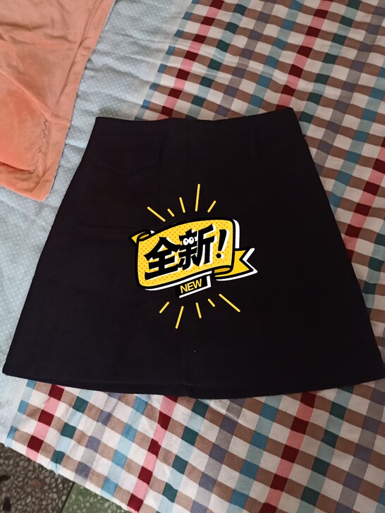 A字裙春秋款，s码，后拉链，全新。闲置物品...