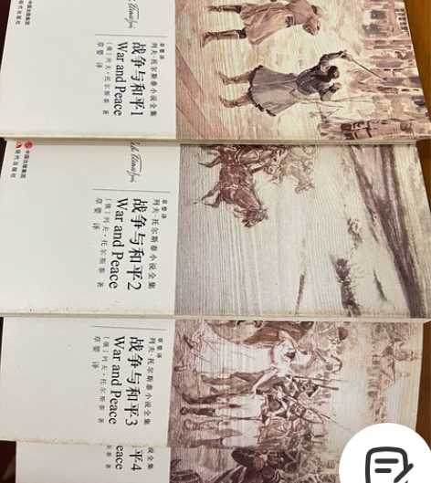 列夫托尔斯泰，战争与和平，30块；复活，1...
