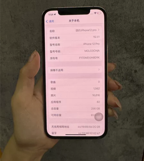 12pro 256g金色 电池还有81%自...