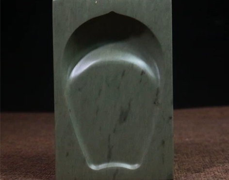 肇庆端砚砚台4英寸绿端正品原石文房四宝实用...