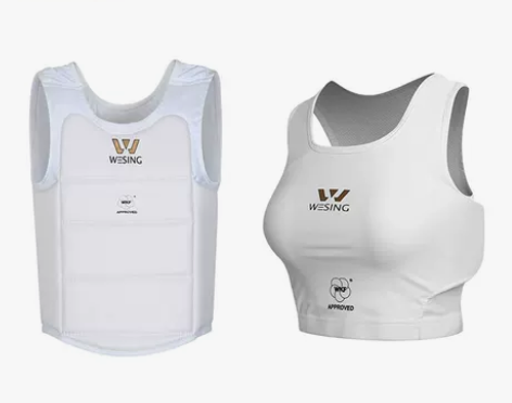 空手道护具 护胸护具九日山 成人男女WKF...