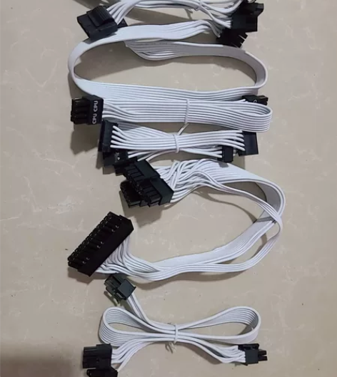 出主机电源SFX电源白色版电源模组线 白色...