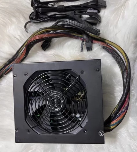 充新安钛克650w半模组台式机电脑电源，8...