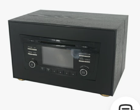 日产天籁原车CD机改装家用音响机箱木箱外壳...