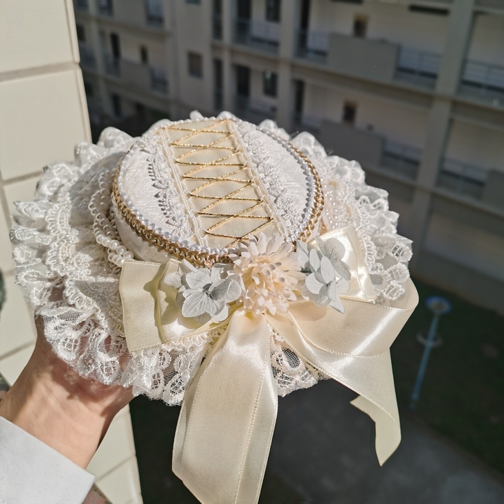 手作礼帽 汉洋折衷 Lolita 小礼帽 ...