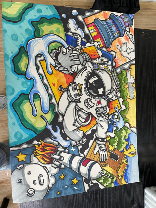 儿童画代画 4k8k袋子素描纸均可画 价格...