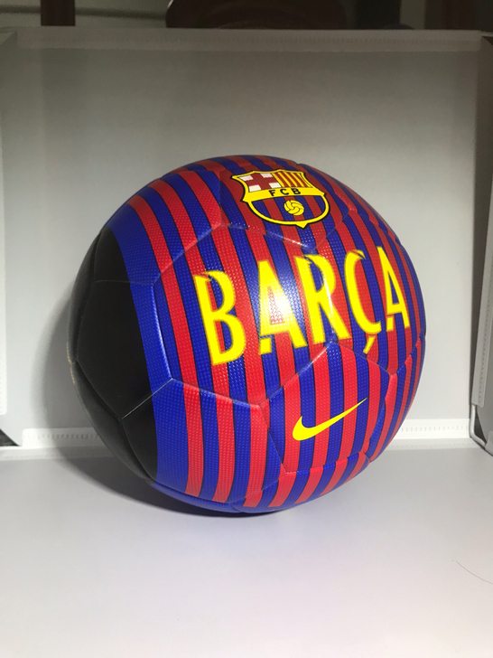 转让全新巴萨足球5号高端热粘合工艺工作室工...