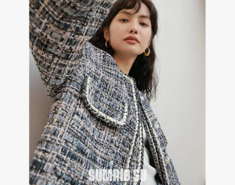 ?sumrio时髦新彩 轻薄香奶奶伞型八分...