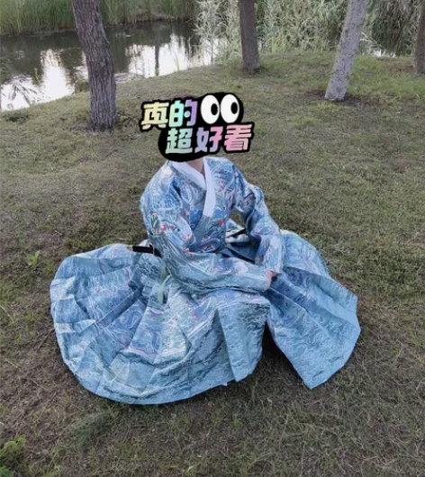 如梦霓裳秋冬款汉服男情侣款重工织金[关山月...