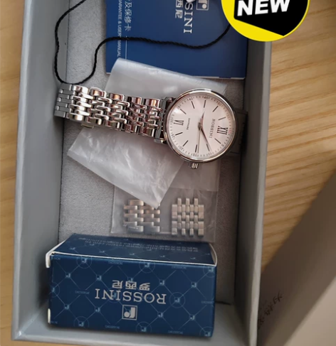 全新 罗西尼 手表情侣女 拆了两节表带，和...