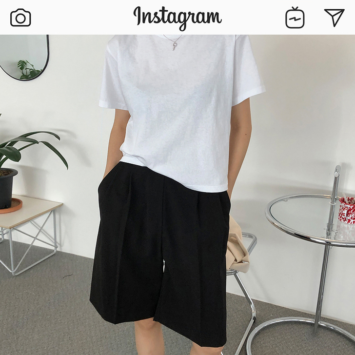 西装短裤女夏高腰2020年夏季薄款宽松五分...