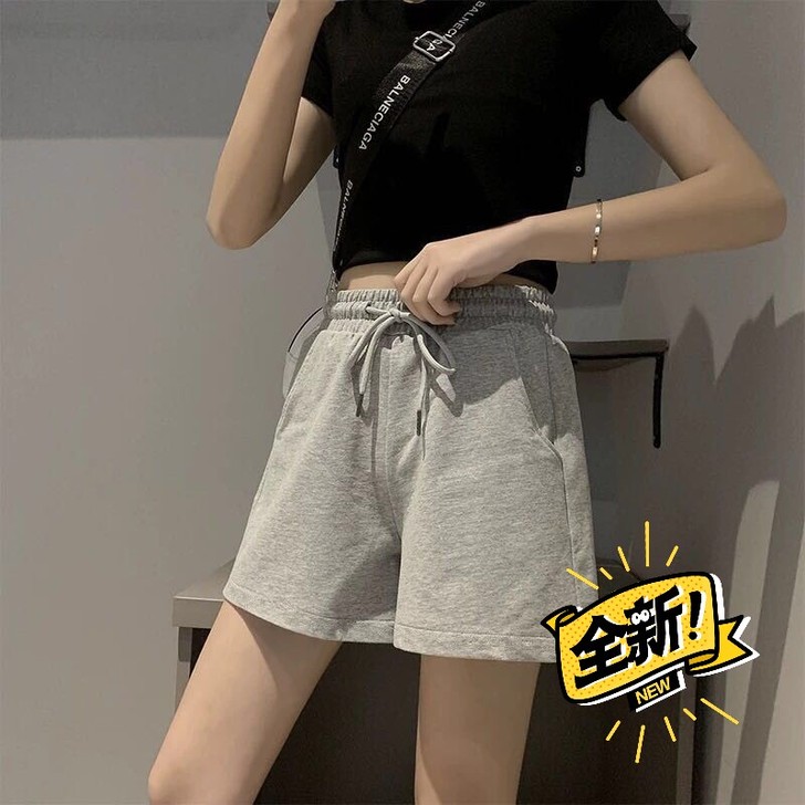 新款休闲纯棉短裤女夏季薄款韩版三分裤宽松外...