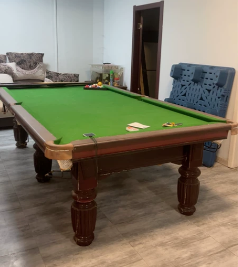 台球桌配件齐全九新，自己上门拉货，尺寸2....