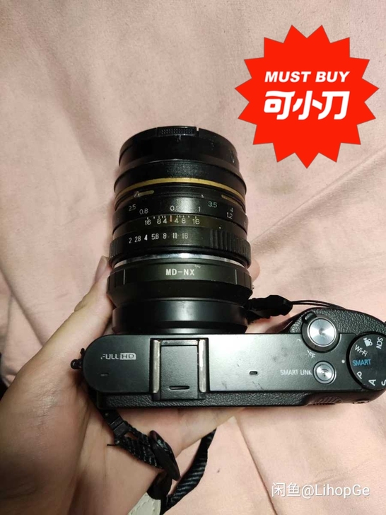 三星nx1000单机，图片上镜头 加一个自...