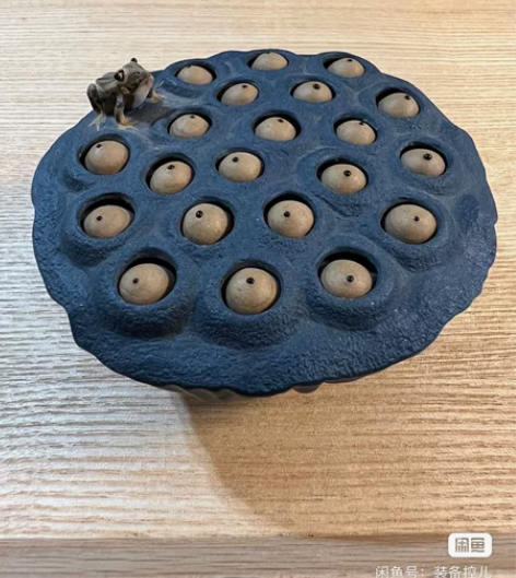 吴建立 莲子青蛙紫砂茶宠 青蛙可以喷水 轻...