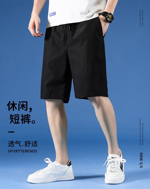 朋友店铺不做了  富贵鸟运动男五分短裤夏外...