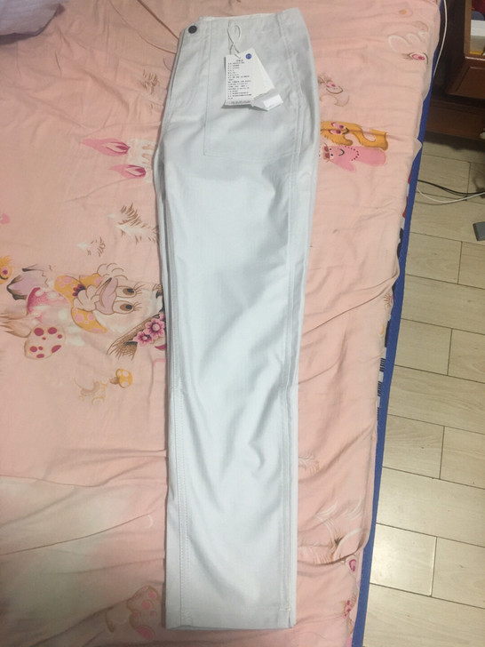 春秋防风西裤绿波保暖小脚小直筒女士长裤