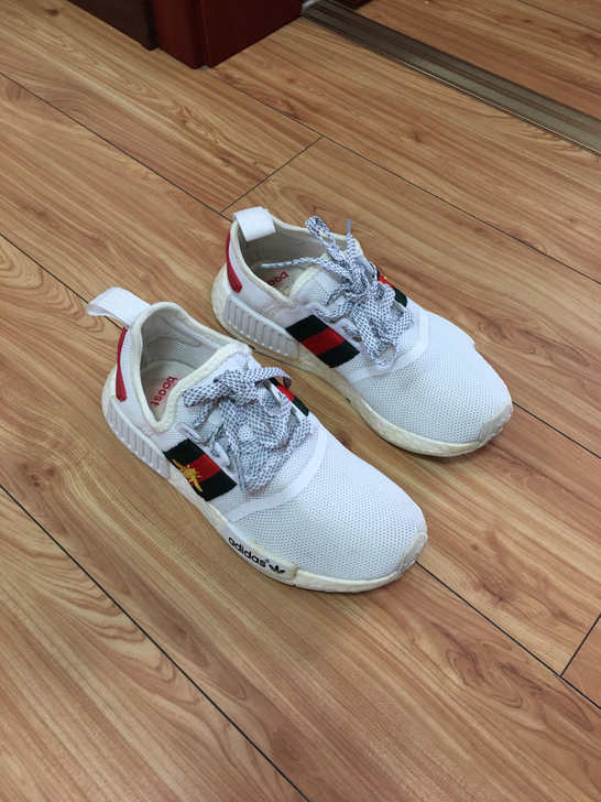 Adidas 三叶草 NMD缓震休闲鞋 网...