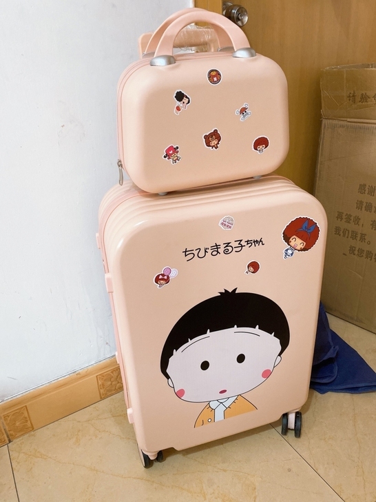 97新的行李箱可爱日系轻便密码拉杆登机箱结...