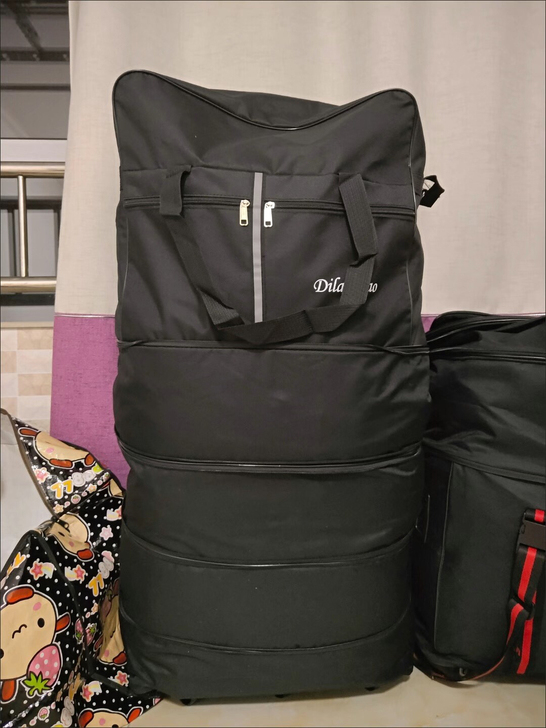 全新行李包机场托运旅行装备万向轮好用行李包！