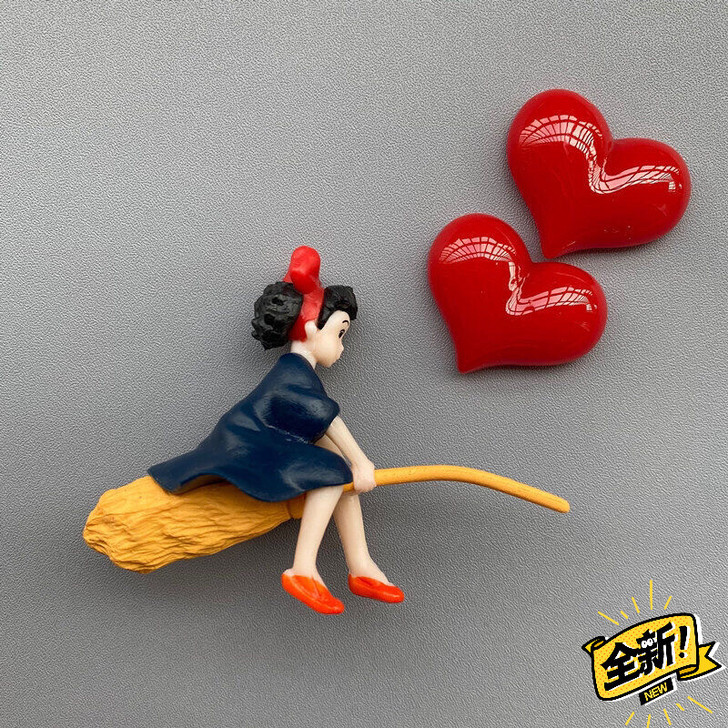 魔女宅急便卡通冰箱磁贴宫崎骏日式立体磁性贴