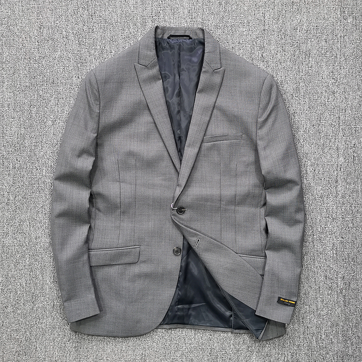 重磅/柜999！尊贵商务精仿羊毛休闲西服秋...