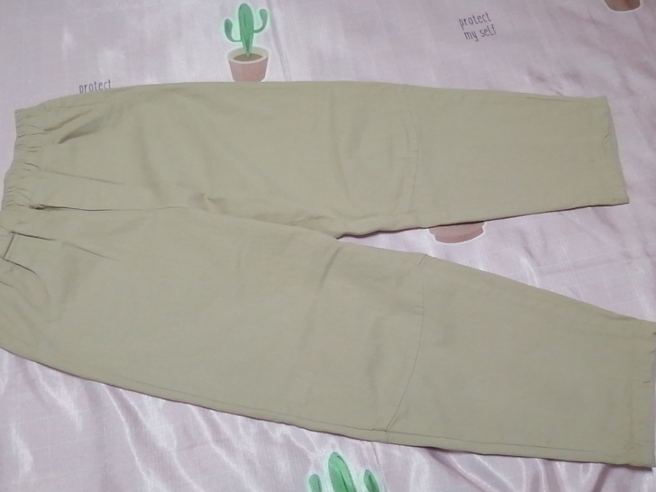 斜纹棉布休闲裤