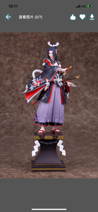 阴阳师鬼切手办全新未拆 只有手办 明信片什...