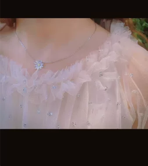 2018春季新款韩版名媛荷叶边网纱长裙蕾丝...