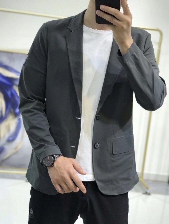 弹力休闲西服，DUALIS系列，梭织面料柔...